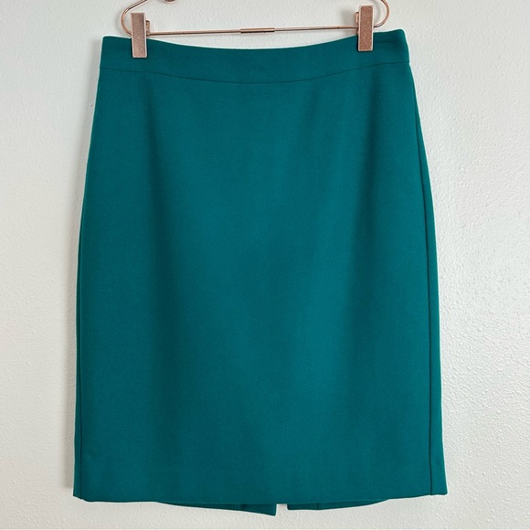 J. Crew The pencil skirt Double-serge wool blend midi - Picture 5 of 9